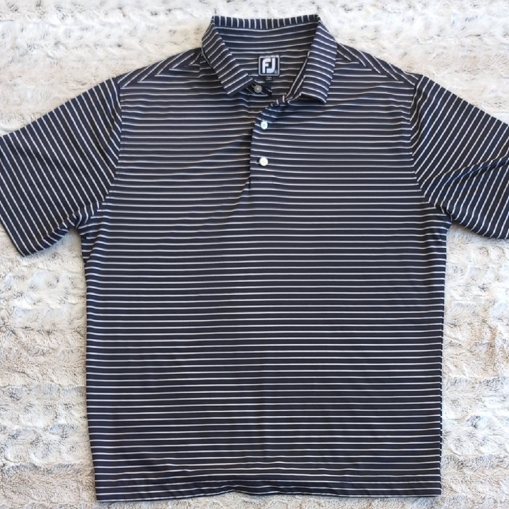 FootJoy Athletic Fit Stripe Detail Polo